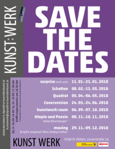 Save the dates 2018