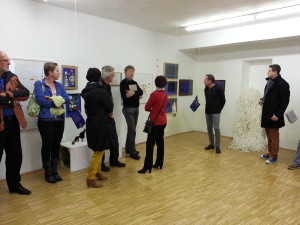 Besucherinnen und Besucher der Vernissage