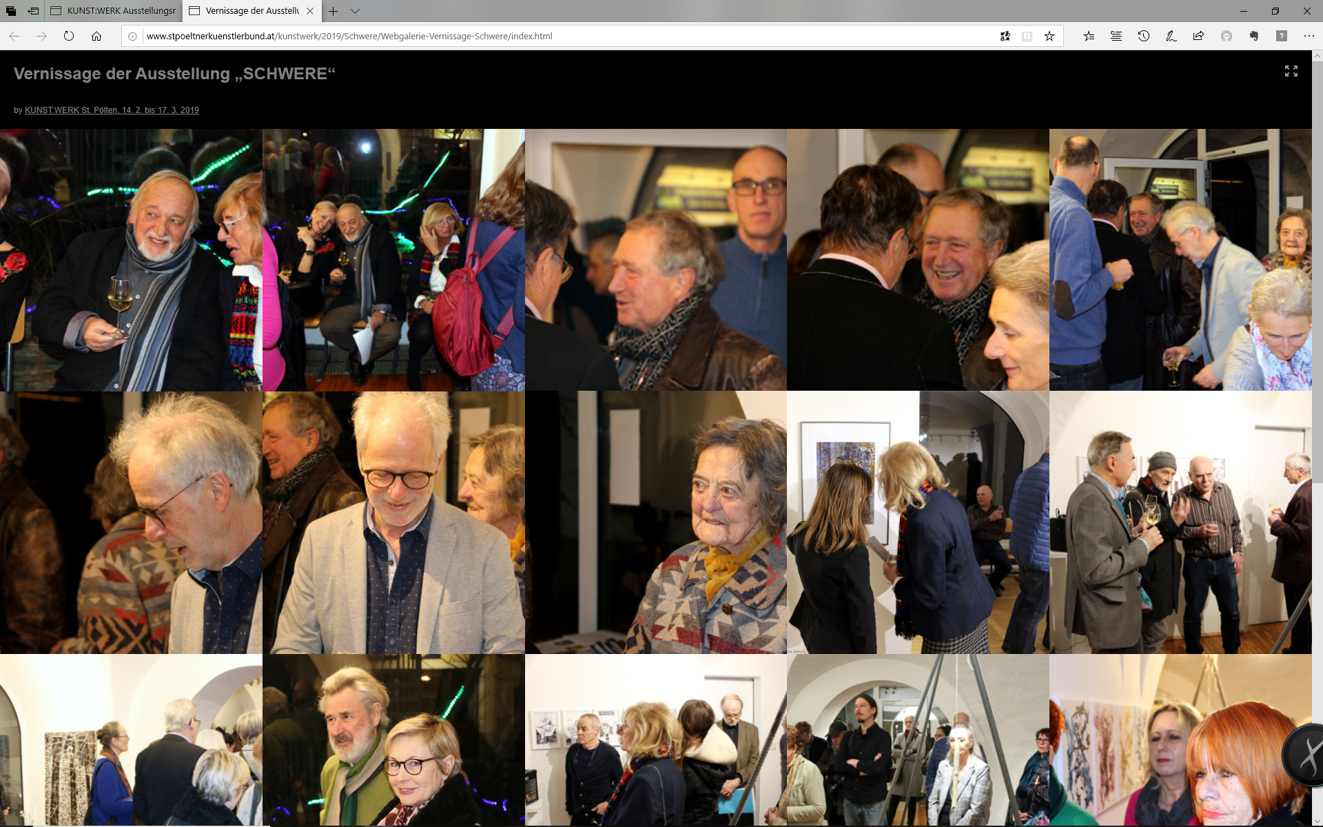 Vernissage SCHWERE