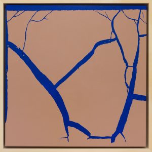 Ernest A. Kienzl, found abstracts blau, 2017