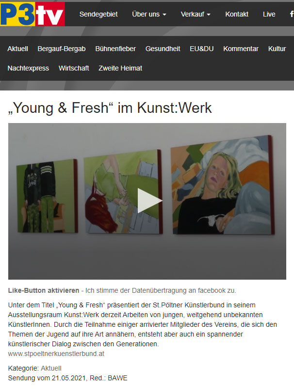 P3TV berichtet über young & fresh