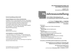 Einladung zur 79. Jahresausstellung des St. Pöltner Künstlerbundes